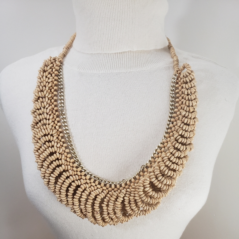 Beaded Statement Necklace - Picture 2 of 3